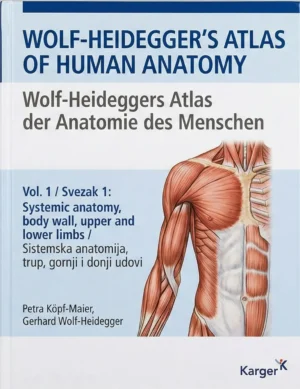 Wolf-Heidegger's Atlas of Human Anatomy (Wolf-Heideggers Atlas der Anatomie des Menschen), Vol. 1: Systemic Anatomy, Body Wall, Upper and Lower Limbs